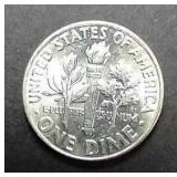 1964 Silver Roosevelt Dime