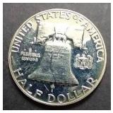 1960 Proof(?) Franklin Silver Half Dollar