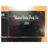 4 U.S. Proof Sets - 1979, 80, 80, 82