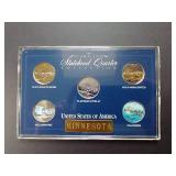 Set of 5 Enhanced 2005 Minnesota Quarters