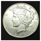 1934 Peace Dollar