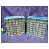 Two 48 Drawer Organizer Cabinets