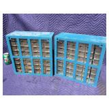 Two 48 Drawer Organizer Cabinets