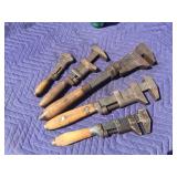 Antique Adjustable Monkey Wrenches