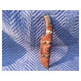 Larger Ceremonial Hunting Knife W/ Sheath