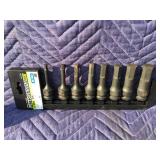 Pittsburgh 1/2"dr 8pc. Impact Hex Driver Set-Metric