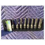 Pittsburgh 1/2"dr 8pc. Impact Hex Driver Set-Metric