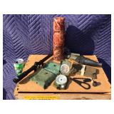 Compass, Grunt Call, Scope, Thermos, Gun Parts