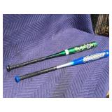 2 Aluminum Youth Baseball Bats