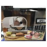 Weston 9" Electric Meat Slicer