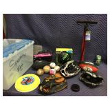 Sports Gloves - Balls - Pump - Tote