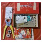 Gripper Snap Fastener and Kleencut Pinking Shears