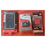 Two Phone Power Chargers and Memory Card