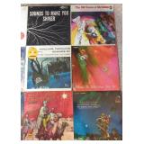 33 RPM Vinyl Christmas and Halloween Albums