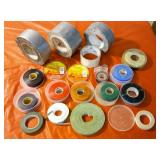 Various Electrical Tape,  Duct Tape and Strapping Material