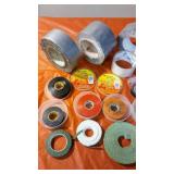 Various Electrical Tape,  Duct Tape and Strapping Material