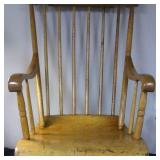 Vintage Maple Windsor Style Rocking Chair