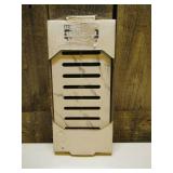 Carrara Glazed Polished Porcelain 5 in. x 11 in. Floor Vent Register Tile Edging Trim