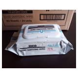 Rico Hand sanitizing wipes (Case pack 24)