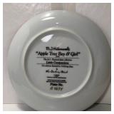 Apple Tree Boy & Girl Hummel Plate # 4694 by The Danbury Mint