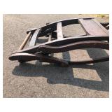 Antique Foldable Wood Rocking Chair