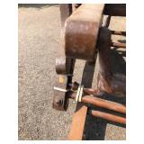 Old Gliding Rocking Chair on Wheels