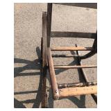Antique Foldable Wood Rocking Chair