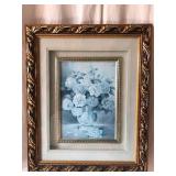 Flower Picture with Ornate Gold Frame (#1)