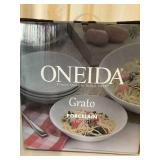 NEW Oneida Grato Porcelain 5pc Set