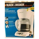 NEW Black & Decker Programable Coffee Maker
