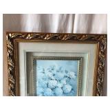 Flower Picture with Ornate Gold Frame (#2)