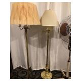 2 Floor Lamps & Fan