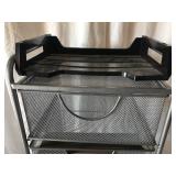 Silver Portable Hanging File Holder