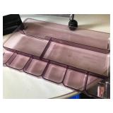 Silver Portable Hanging File Holder