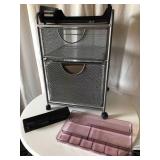 Silver Portable Hanging File Holder