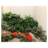 Lot of 15 Silk Greens