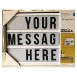 NEW LED Lighted Message Box - by Room Essentials
