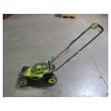 Ryobi 13 in. ONE+ 18-Volt Lithium-Ion Cordless Battery Walk Behind Push Lawn Mower P1180VNM