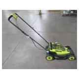 Ryobi 13 in. ONE+ 18-Volt Lithium-Ion Cordless Battery Walk Behind Push Lawn Mower P1180VNM