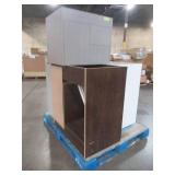 WHOLESALE MIXED PALLET OF MISCELLANEOUS BATH AND KITCHEN CABINETS!