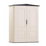 Rubbermaid 2 ft. 3 in. x 4 ft. 5 in. Small Vertical Plastic Shed FG5L1000SDONX
