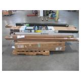 WHOLESALE MIXED PALLET OF MISCELLANEOUS DOORS, GLASS PANELS, AND BED FRAMES!