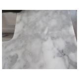 Blaine 30 in. Vanity in Black with Marble Vanity Top in Carrara White BFBLAINE30