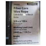 Crown Bolt 3/8 in. x 150 ft. Bright Fiber Core Wire Rope, 66680.