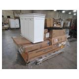 WHOLESALE MIXED PALLET OF MISCELLANEOUS BATHROOM AND SHOWER REMODEL ITEMS!
