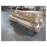 WHOLESALE MIXED PALLET OF CLOSET DOORS, BUILDING MATERIALS AND VINYL FLOORING!