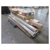 WHOLESALE MIXED PALLET OF CLOSET DOORS, BUILDING MATERIALS AND VINYL FLOORING!