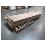 WHOLESALE PALLET - Veranda Yukon Scallop 4 ft. H x 8 ft. W White Vinyl Un-Assembled Fence Panel