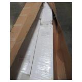 WHOLESALE PALLET - Veranda Yukon Scallop 4 ft. H x 8 ft. W White Vinyl Un-Assembled Fence Panel