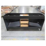 Wyndham Collection Daria 80 in. Double Bathroom Vanity in Dark Espresso WCV252580DDECMUNSMXX